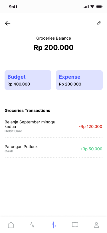 iSaveIt design screen 3