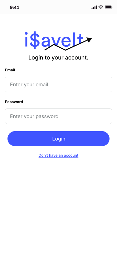iSaveIt design screen 4
