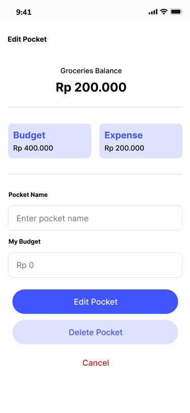 iSaveIt design screen 7