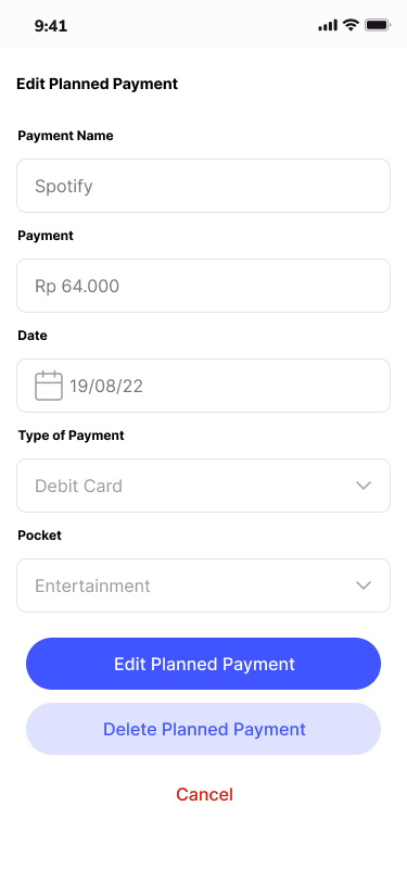 iSaveIt design screen 8