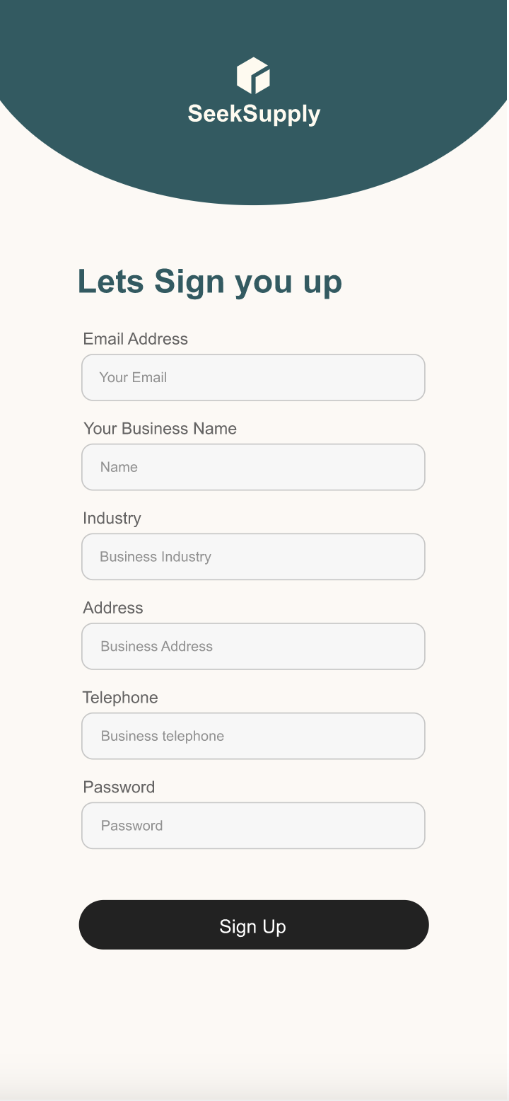 SeekSupply screen 02